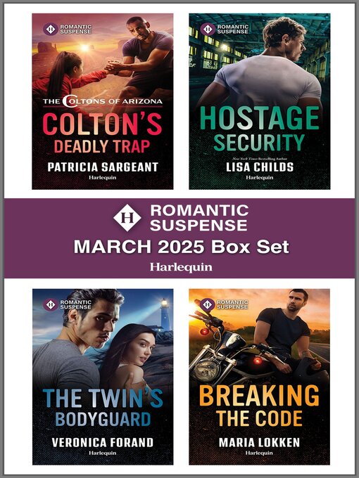 Title details for Harlequin Romantic Suspense March 2025--Box Set by Patricia Sargeant - Available